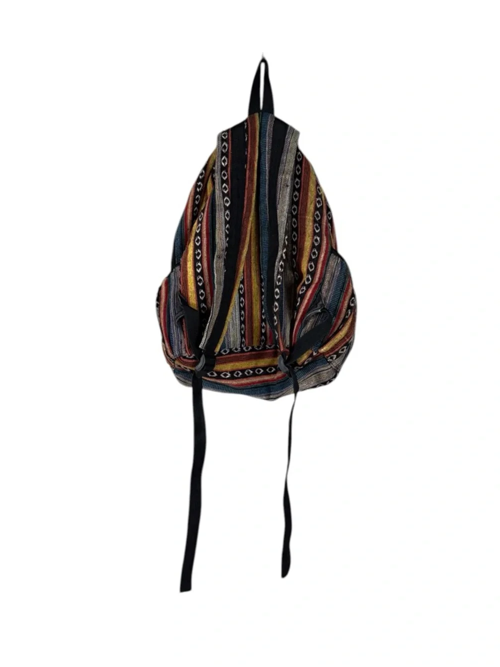 Bohemian 100% Wool Patchwork Backpack Festival Coachella Hippie Southwestern